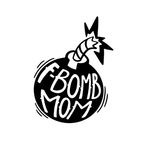 F Bomb Mom MKR Decal Vinyl Sticker _Cars Trucks Vans Walls Laptop_Black_5.5 x 4.1 in_MKR1526 F Bomb Mom MKR Decal Vinyl Sticker _Cars Trucks Vans Walls Laptop_Black_5.5 x 4.1 in_MKR1526