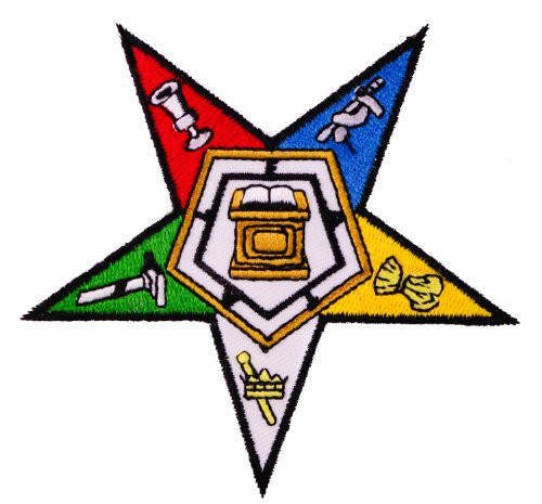 OES Masonic Order of The Eastern Star 4 inch Embroidered Patch IVAN3848 F1D17 OES Masonic Order of The Eastern Star 4 inch Embroidered Patch IVAN3848 F1D17