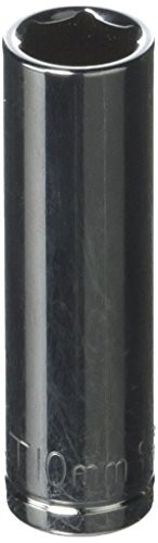K_T Industries 1 4 inch  Drive 6_Point Deep Socket_ 10mm