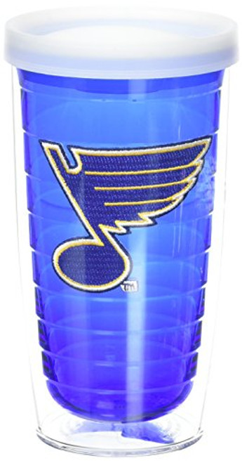 Tervis 1058507 NHL St. Louis Blues Logo Tumbler with Emblem and Frosted Lid 16oz, Blue Tervis 1058507 NHL St. Louis Blues Logo Tumbler with Emblem and Frosted Lid 16oz, Blue