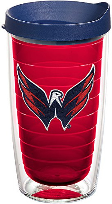 Tervis 1245944 NHL Washington Capitals Primary Logo Insulated Tumbler with Emblem and Navy Lid, 16 oz, Red Tervis 1245944 NHL Washington Capitals Primary Logo Insulated Tumbler with Emblem and Navy Lid, 16 oz, Red
