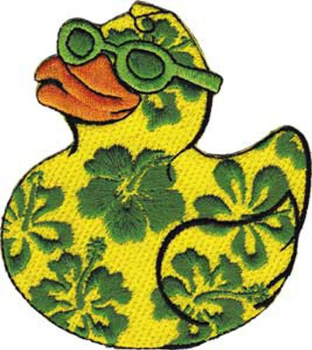 C and D Visionary Application Hibiscus Duck Patch