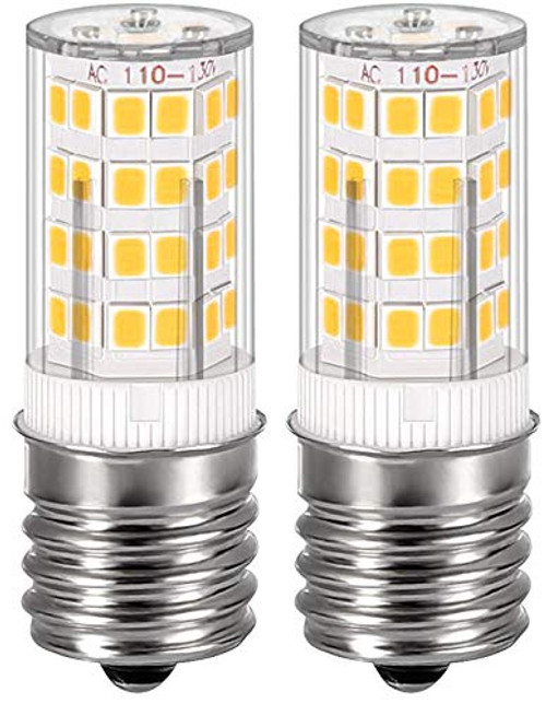 E17 LED T7 T8 Intermediate Base? LED Appliance Bulb_ Dimmable AC110V _ 130V_Pack of 2 Microwave Oven Light Bulbs _Warm White_