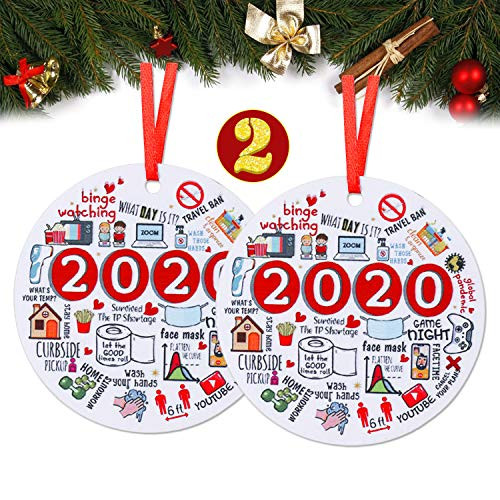 2Pack 2020 Christmas Pendants Year of Quarantine Keepsake Christmas Tree Hanging Ornament_ Survived Family Ornament Christmas Tree Ornaments_ Party Christmas Tree Pendant Creative Gift for Family _H_ 2Pack 2020 Christmas Pendants Year of Quarantine Keepsake Christmas Tree Hanging Ornament_ Survived Family Ornament Christmas Tree Ornaments_ Party Christmas Tree Pendant Creative Gift for Family _H_