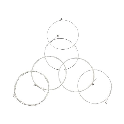 Jili Online Durable 6pcs E B G D A E Alloy Guitar Strings Set for Acoustic Guitar Parts