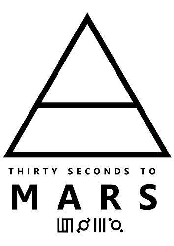 30 Seconds to Mars Logo Decal Sticker_ White_ Black_ Silver_ Yellow_ Red_ Green_ Blue_ Orange_ or Yellow_ H inch 8 By L inch 6