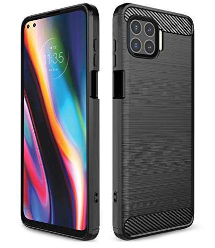 Dzxouui for Moto One 5G Case_Moto G 5G Plus Case_Moto One Lite Case_Phone Cover Shockproof Soft TPU Case for Motorola Moto G 5G Plus One 5G   One Lite_DL_Black_