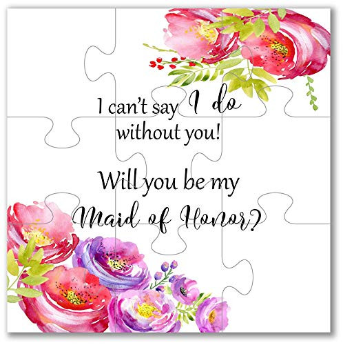 Maid of Honor Gift Will you be my Maid of Honor Proposal Puzzle