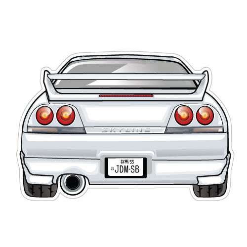 SKYLINE R33 GTR JDM Sticker Decal