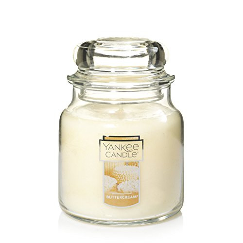 Yankee Candle Medium Jar Candle, Buttercream