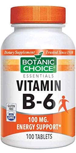Botanic Choice Vitamin B_6 100 mg_100 Tablets