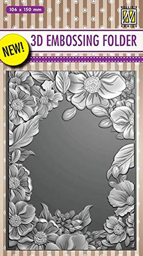 Nellie Embossing 3D Folder _ Flower Frame