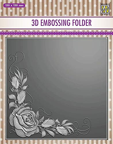 Nellie Embossing 3D Folder _ Rose Corner