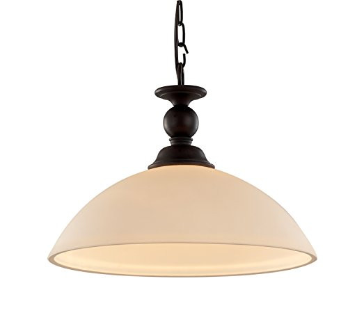 Trans Globe Lighting 70537 ROB Indoor Claiborne 15.75" Pendant, Rubbed Oil Bronze