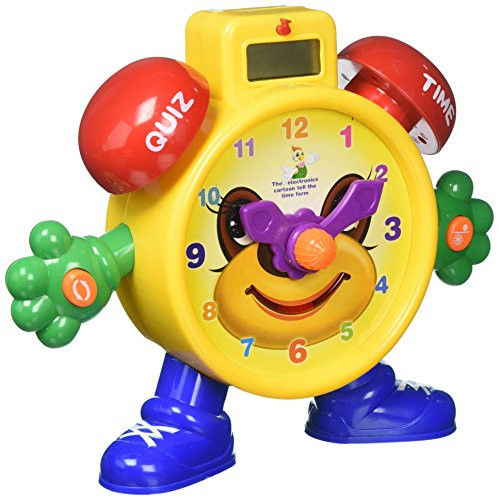 Liberty Imports Tell Electronic Learning Teach Time Clock Educational Toy for Kids