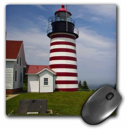 3dRose West Quoddy Head Lighthouse State Park, Maine - US20 CHA0034 - Mouse Pad, 8 by 8 inches (mp_90625_1) 3dRose West Quoddy Head Lighthouse State Park, Maine - US20 CHA0034 - Mouse Pad, 8 by 8 inches (mp_90625_1)