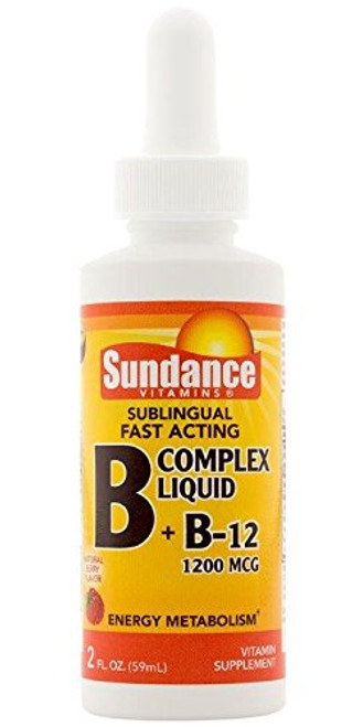 Sundance B Complex Plus B_12 1200 mcg Liquid_ 2 Fluid Ounce Sundance B Complex Plus B_12 1200 mcg Liquid_ 2 Fluid Ounce