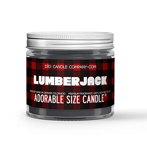Lumberjack Candle _ Flannel _ Spices _ Musk Scented _ Made with 100 Percent Vegan Soy Wax and Premium Fragrance _ Available in 3 Adorable Sizes and Wax Tart Lumberjack Candle _ Flannel _ Spices _ Musk Scented _ Made with 100 Percent Vegan Soy Wax and Premium Fragrance _ Available in 3 Adorable Sizes and Wax Tart