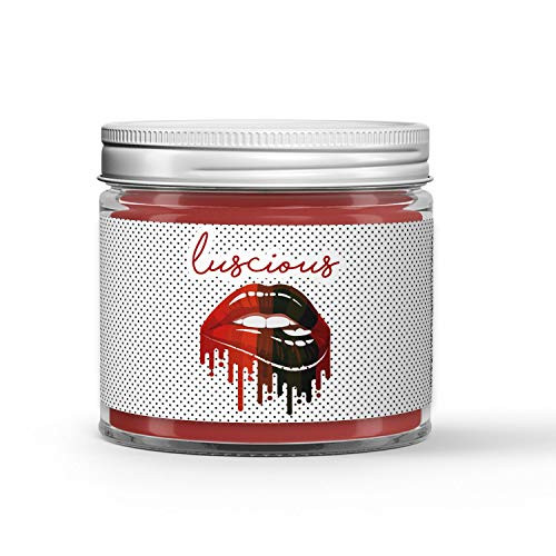 Luscious Candle _ Plum _ Cherry _ Cashmere Musk Scented _ Made with 100 Percent Vegan Soy Wax and Premium Fragrance _ Available in 3 Adorable Sizes and Wax Tart Luscious Candle _ Plum _ Cherry _ Cashmere Musk Scented _ Made with 100 Percent Vegan Soy Wax and Premium Fragrance _ Available in 3 Adorable Sizes and Wax Tart