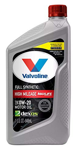 Valvoline _ 852400 Full Synthetic High Mileage with MaxLife Technology SAE 0W_20 Motor Oil 1 QT