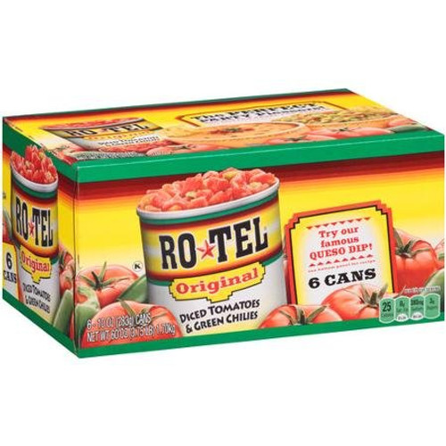 Rotel Original Diced Tomatoes  and  Green Chilies 10oz 6ct