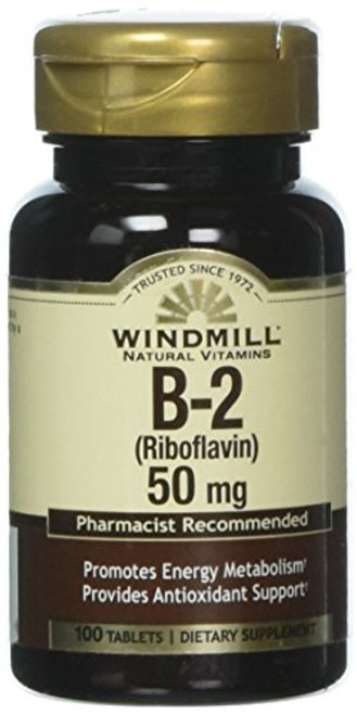 VIT B_2 TABS 50 MG WMILL 100