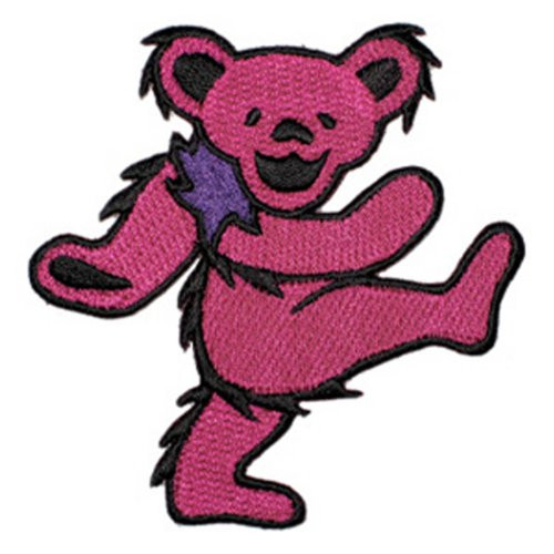 C and D Visionary Application Dancing Bear Pink Patch