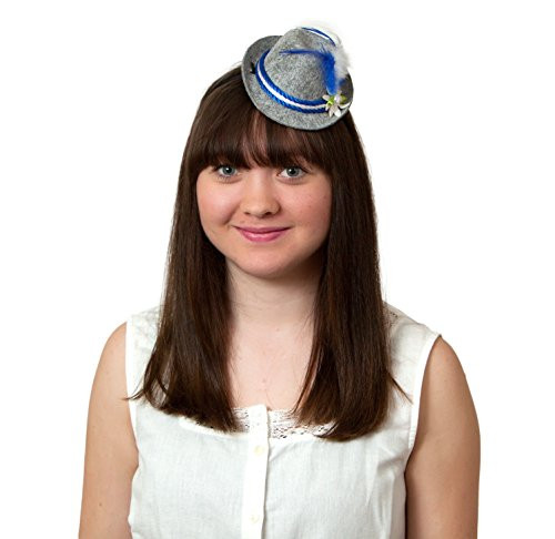 Essence of Europe Gifts E.H.G Mini Oktoberfest Party Hat w Blue Trim