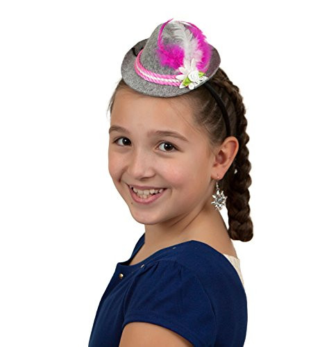 Essence of Europe Gifts E.H.G Mini Oktoberfest Party Hat w Pink Trim