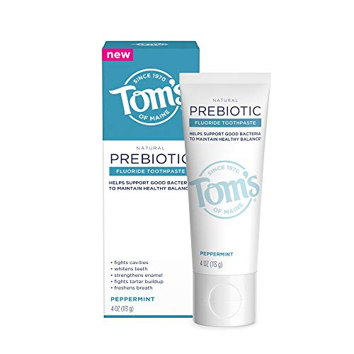 Tom's of Maine Prebiotic Anticavity Natural Toothpaste_ Peppermint_ 4 oz.