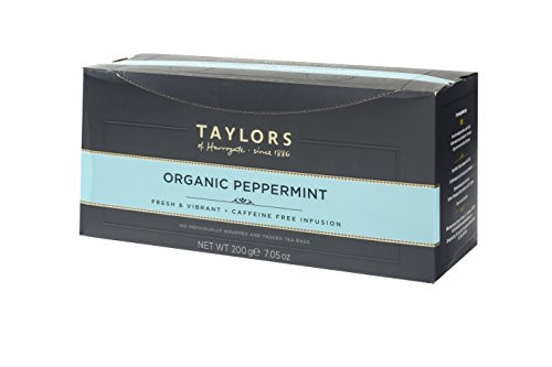 Taylors of Harrogate Organic Peppermint Herbal Tea, 100 Teabags Taylors of Harrogate Organic Peppermint Herbal Tea, 100 Teabags