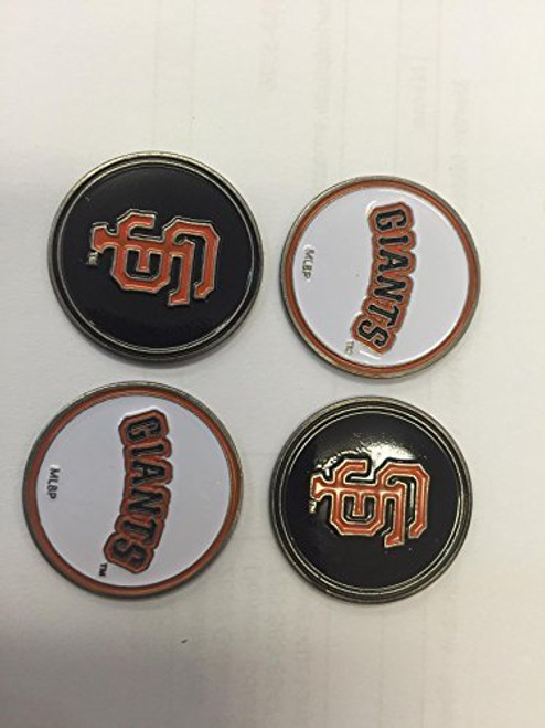 San Francisco Giants MLB Golf Ball Markers 4_Pack San Francisco Giants MLB Golf Ball Markers 4_Pack