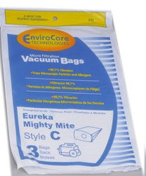 Generic Eureka Style C Micro Filtration Bags by Envirocare _3_pack_ part   817