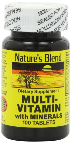 Nature's Blend NAT B MULTIVITAMIN  and  MIN TB_ Assorted_ 100 Count