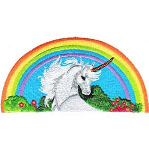 C and D Visionary Application Unicorn Rainbow Patch