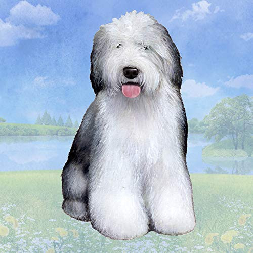 Old English Sheepdog Tabletop Drink Coaster