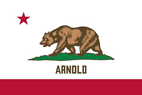 Arnold California Flag Sticker Decal Mega Deal _ 7 Stickers _ Waterproof _ Fade Resistant Ink