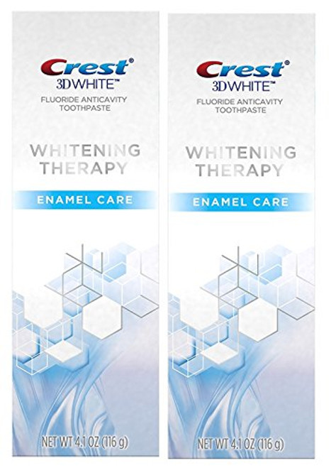 Crest 3D White Whitening Therapy Enamel Care Fluoride Anticavity Toothpaste 4.1 oz _Pack of 2_ Crest 3D White Whitening Therapy Enamel Care Fluoride Anticavity Toothpaste 4.1 oz _Pack of 2_