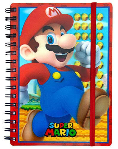 Pyramid International Super Mario 3D Wiro Notebook A5 Mario Cancelleria