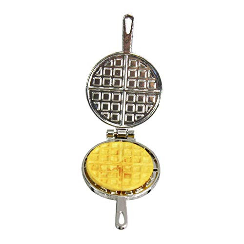 xxiaoTHAWxe Dollhouse Decoration Accessories_ Doll House Miniature Furniture_1 12 Doll House Mini Simulation Kitchen Waffle Maker Mold Scene Model DIY Decor _ B