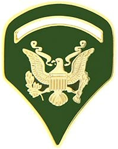 U.S. Army Specialist E_5 Hat Pin _ FULL COLOR