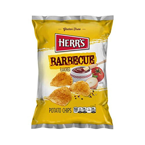 Herr's Potato Chips_ Barbecue_ 1_Ounce Bags _Pack of 7_