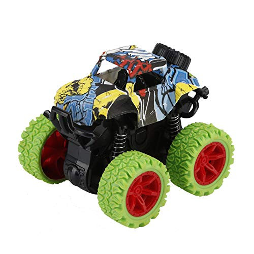 Inertia Four_Wheel Drive Off_Road Vehicle Simulation Model Toy Car for Boys Girls Stunt Racing Vehicle Toys Birthday Party _B_