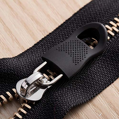 Zipper Head Detachable Zipper Puller Universal Replacement Zipper Pull Repair Tab Luggage Accessories Fixer Zipper Tab Repair for Jackets Clothes Bags DIY Crafts _3pc Black_ L_ Zipper Head Detachable Zipper Puller Universal Replacement Zipper Pull Repair Tab Luggage Accessories Fixer Zipper Tab Repair for Jackets Clothes Bags DIY Crafts _3pc Black_ L_