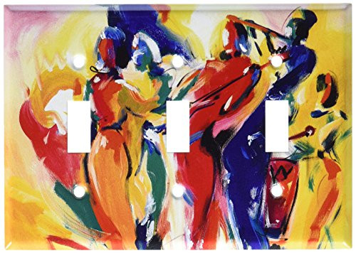 Art Plates - Dancing Switch Plate - Triple Toggle