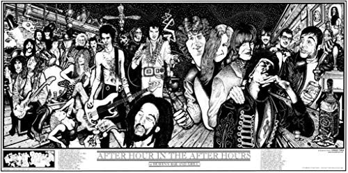 Studio B After Hour in The After Hours Howard Teman Music Poster 36x19 inch