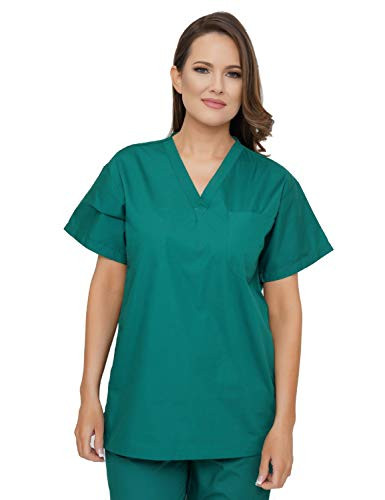 Lizzy_B V_Neck Scrub Top_ Hunter_ XL