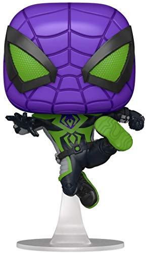 Funko Pop! Games  Marvel s Spider_Man  Miles Morales _ Miles Purple Rain Suit