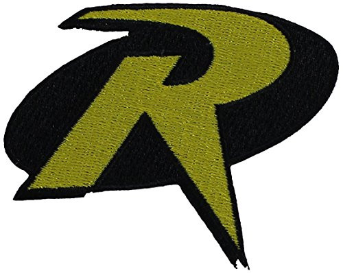 C and D Visionary DC Comics Batman Robin Logo Iron on Applique Patch