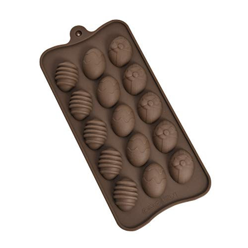 Easter Rabbit Bunny Silicone Mold Egg Shape DIY Baking Moulds Bakeware Trays Baking Tool Ice Mold for Chocolate_ Cake _B_